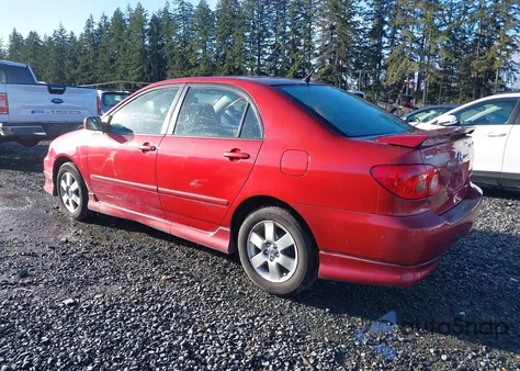 2008 Toyota Corolla S z USA, uszkodzony, nr VIN 1NXBR30E78Z028017